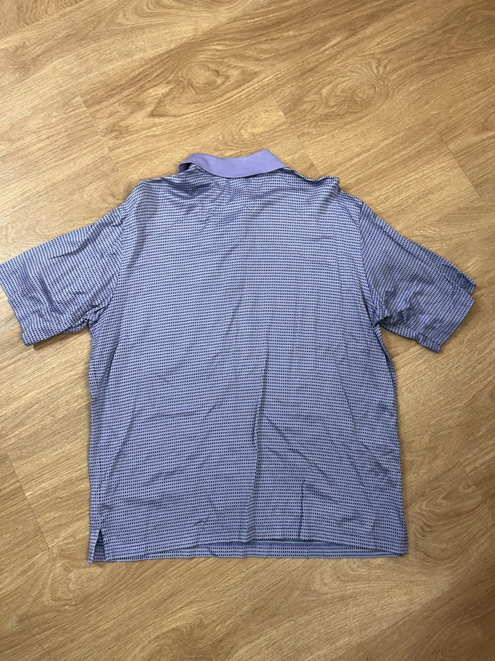 Bugatchi blue  Micro-Pattern Polo - Picture 3 of 3